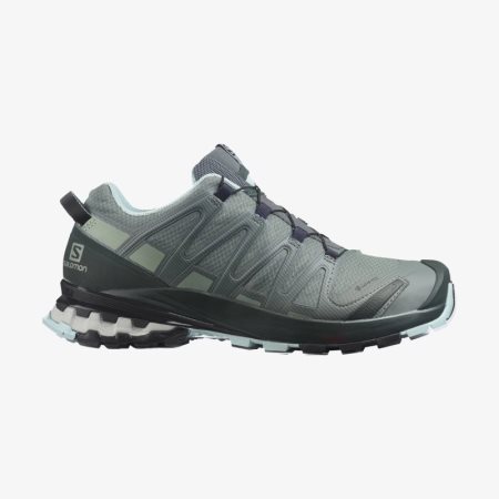 Salomon XA PRO 3D v8 GORE-TEX Womens Hiking Shoes Green UK ZPYR